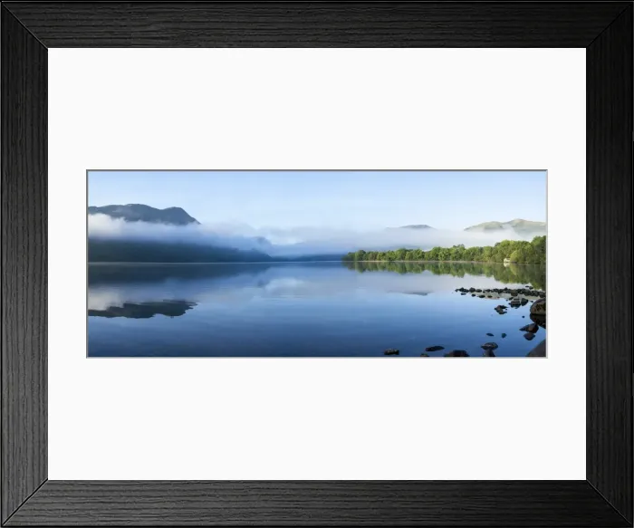 Framed Print : Morning mist, Lake Ullswater, Lake District National Park, Cumbria, England, United Kingdom Framed Print : Morning mist, Lake Ullswater, Lake District National Park, Cumbria, England, United Kingdom