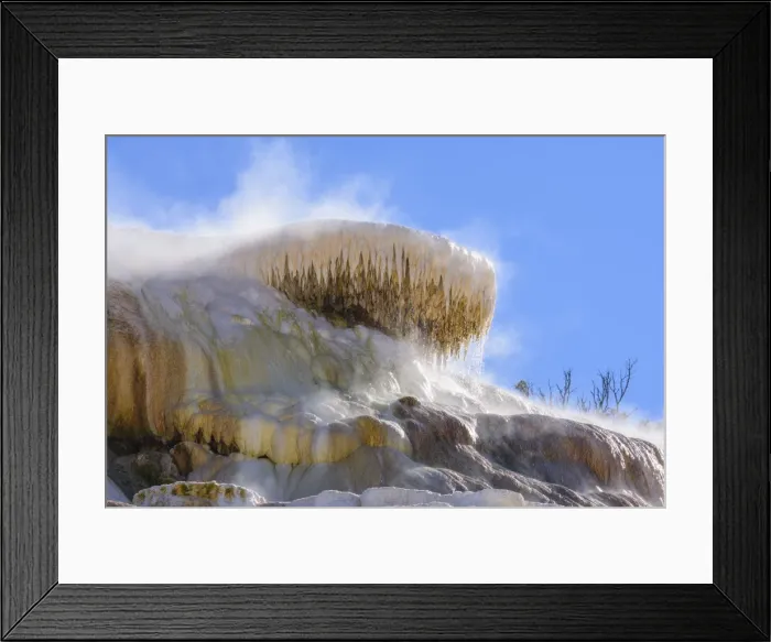 Framed Print : Palette Spring, Travertine Terraces, Mammoth Hot Springs, Yellowstone National Park Framed Print : Palette Spring, Travertine Terraces, Mammoth Hot Springs, Yellowstone National Park