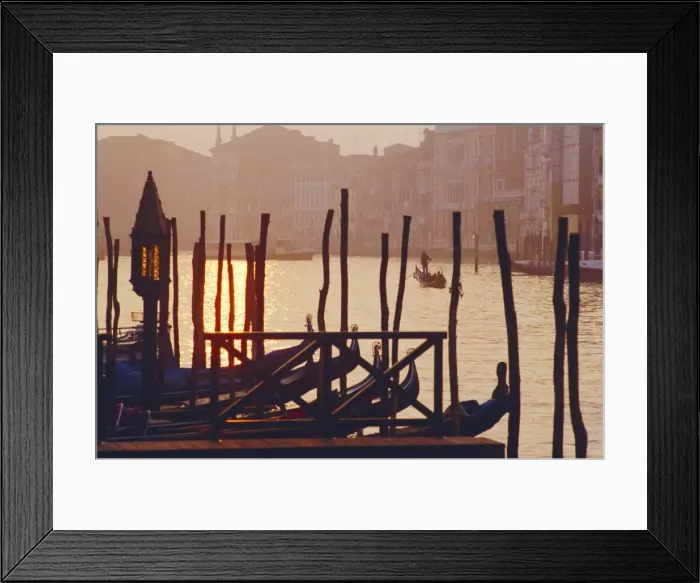 Framed Print : Sunset, The Grand Canal near the Rialto Bridge Framed Print : Sunset, The Grand Canal near the Rialto Bridge