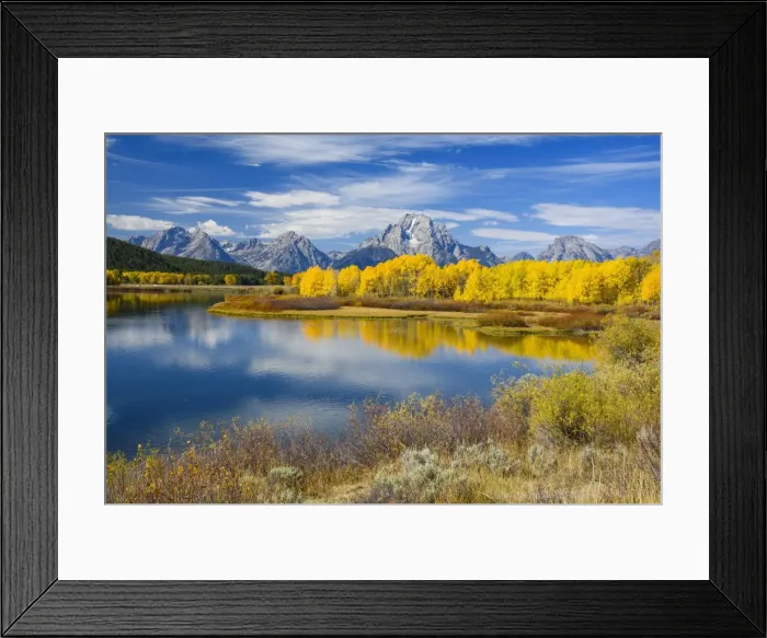 Framed Print : Mount Moran and the Teton Range from Oxbow Bend, Snake River, Grand Tetons National Park Framed Print : Mount Moran and the Teton Range from Oxbow Bend, Snake River, Grand Tetons National Park