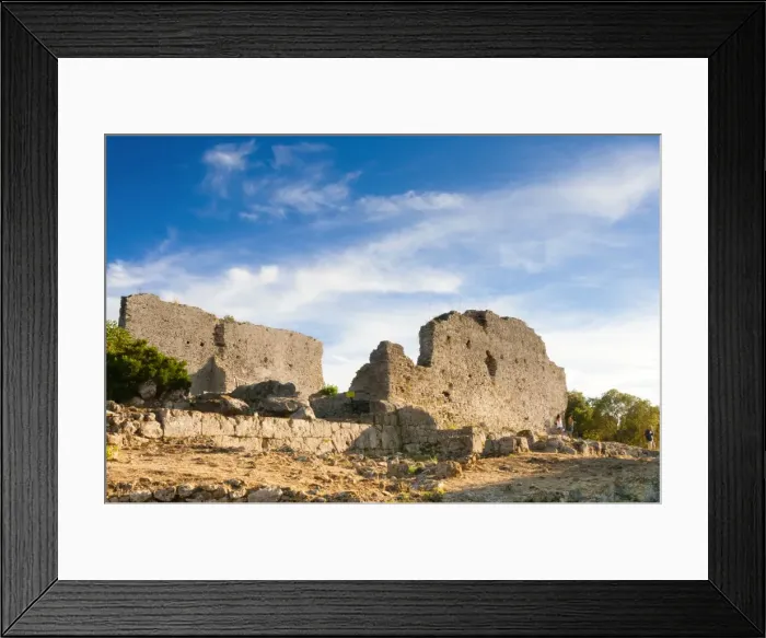 Framed Print : Temple of the Acropolis on the Capitoline Hill, Roman town of Cosa, Ansedonia, Grosseto province Framed Print : Temple of the Acropolis on the Capitoline Hill, Roman town of Cosa, Ansedonia, Grosseto province