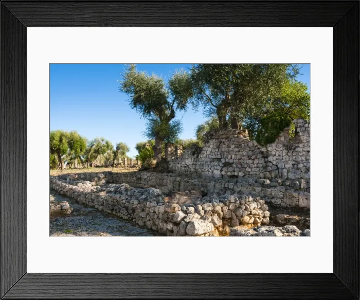 Framed Print : Ruins of Roman Forum, Roman town of Cosa, Ansedonia, Grosseto province, Tuscany, Italy Framed Print : Ruins of Roman Forum, Roman town of Cosa, Ansedonia, Grosseto province, Tuscany, Italy