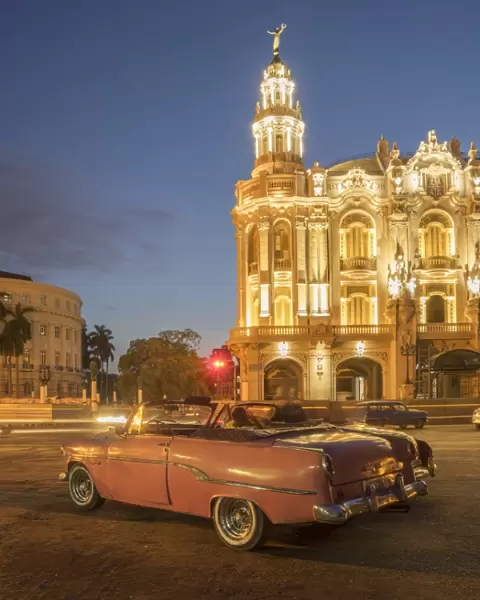 Old American car, Havana, Cuba, West Indies, Caribbean, Central America