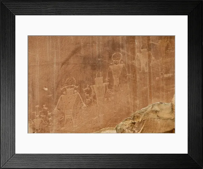 Framed Print : Fremont petroglyphs, Capitol Reef National Park, Fruita, Utah, United States of America Framed Print : Fremont petroglyphs, Capitol Reef National Park, Fruita, Utah, United States of America