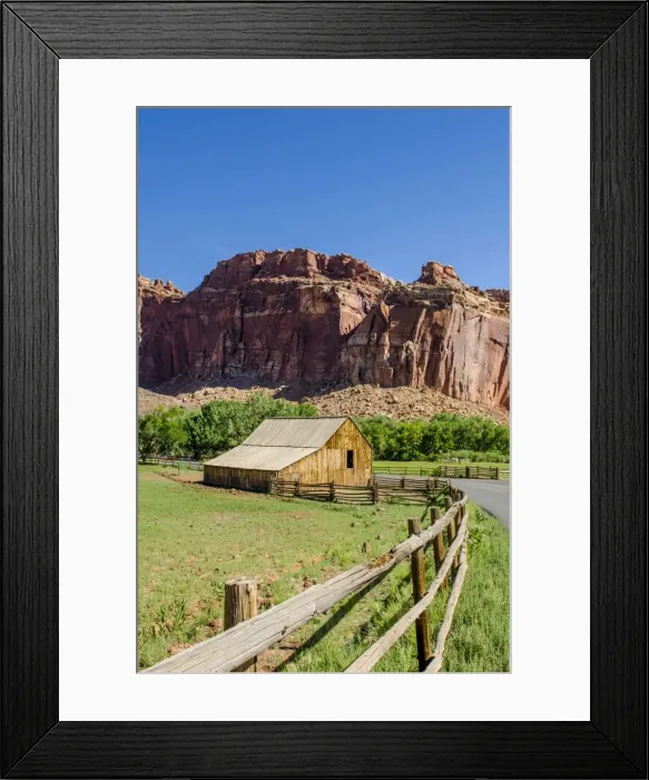 Framed Print : Gifford Farm House, Fruita, Capitol Reef National Park, Utah, United States of America Framed Print : Gifford Farm House, Fruita, Capitol Reef National Park, Utah, United States of America
