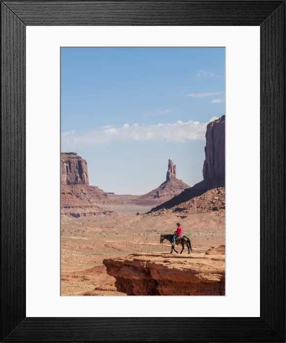 Framed Print : Navajo man on horseback, Monument Valley Navajo Tribal Park, Monument Valley, Utah Framed Print : Navajo man on horseback, Monument Valley Navajo Tribal Park, Monument Valley, Utah