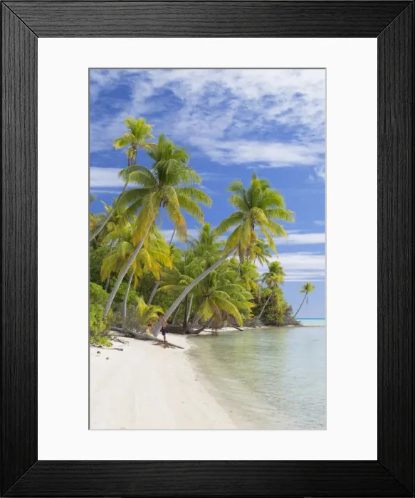 Framed Print : Couple on beach at Les Sables Roses (Pink Sands), Tetamanu, Fakarava, Tuamotu Islands Framed Print : Couple on beach at Les Sables Roses (Pink Sands), Tetamanu, Fakarava, Tuamotu Islands
