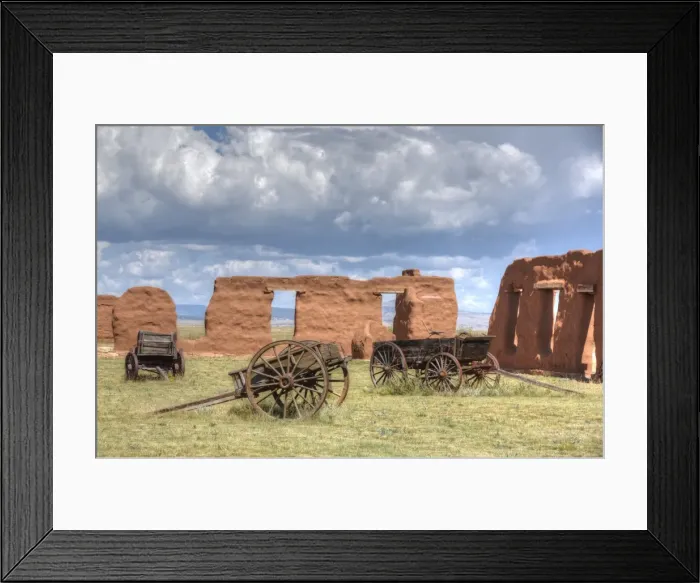 Framed Print : Fort Union National Monument, 1851-1891, New Mexico, United States of America, North Framed Print : Fort Union National Monument, 1851-1891, New Mexico, United States of America, North