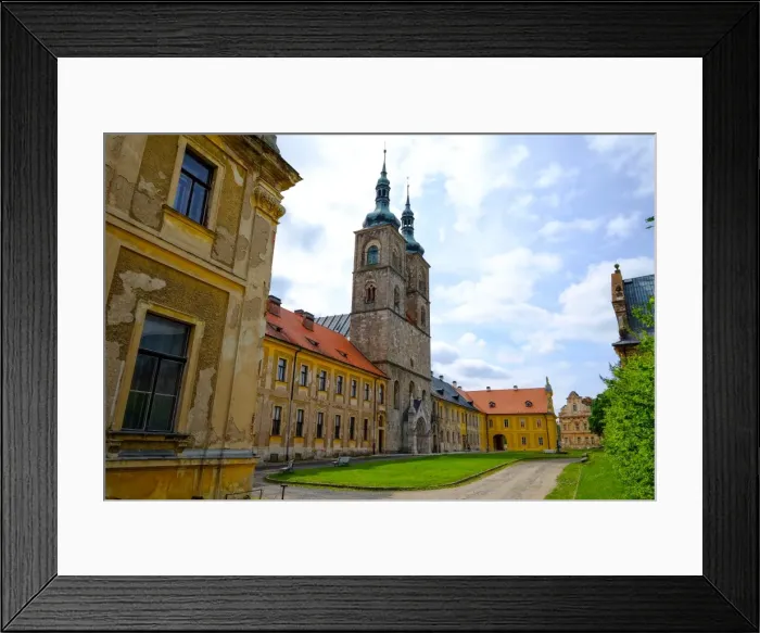 Framed Print : Tepla Abbey is a Premonstratensian monastery in the western part of Bohemia, Czech Republic Framed Print : Tepla Abbey is a Premonstratensian monastery in the western part of Bohemia, Czech Republic