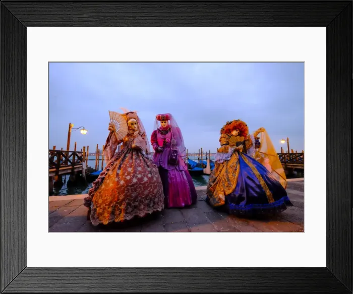 Framed Print : Masks and costumes at St. Marks Square during Venice Carnival, Venice, Veneto, Italy Framed Print : Masks and costumes at St. Marks Square during Venice Carnival, Venice, Veneto, Italy