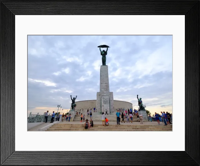 Framed Print : The Liberty Statue, a monument on the Gellert Hill, Budapest, Hungary, Europe Framed Print : The Liberty Statue, a monument on the Gellert Hill, Budapest, Hungary, Europe