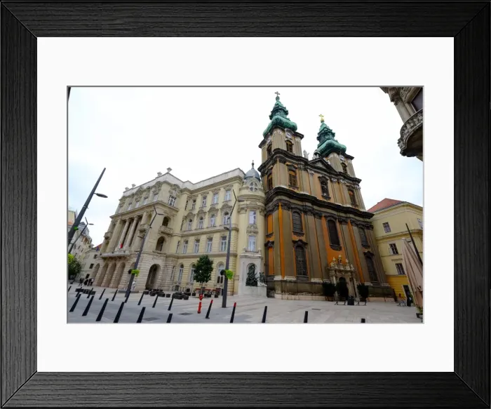 Framed Print : Egyetemi Templom (University Church), Budapest, Hungary, Europe Framed Print : Egyetemi Templom (University Church), Budapest, Hungary, Europe