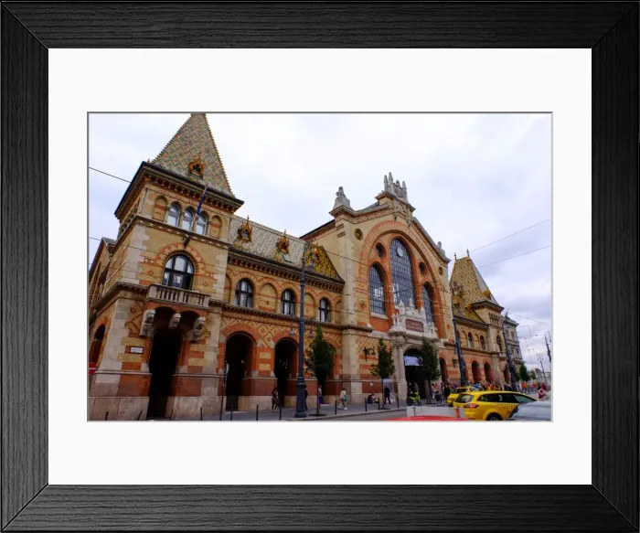 Framed Print : Nagyvasarcsarnok Central Market, Budapest, Hungary, Europe Framed Print : Nagyvasarcsarnok Central Market, Budapest, Hungary, Europe