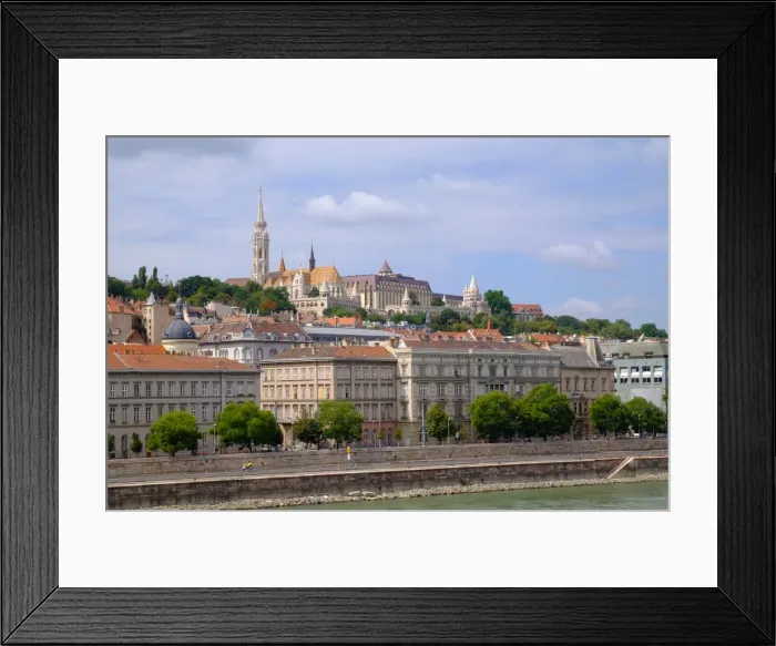 Framed Print : Matthias Church, Fishermans Bastion at the heart of Budas Castle District and the Danube Framed Print : Matthias Church, Fishermans Bastion at the heart of Budas Castle District and the Danube