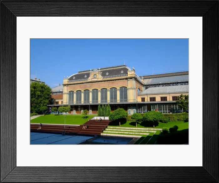 Framed Print : Budapest-Nyugati Railway Terminal, Budapest, Hungary, Europe Framed Print : Budapest-Nyugati Railway Terminal, Budapest, Hungary, Europe