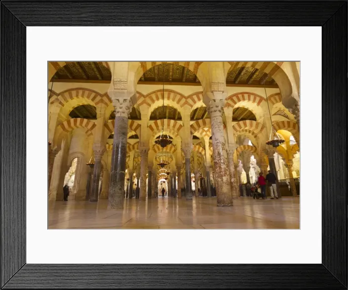 Framed Print : Interior of Mezquita (Great Mosque) and Cathedral, UNESCO World Heritage Site, Cordoba Framed Print : Interior of Mezquita (Great Mosque) and Cathedral, UNESCO World Heritage Site, Cordoba