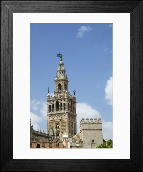 Framed Print : La Giralda, bell tower, Seville Cathedral, UNESCO World Heritage Site, Seville, Andalucia Framed Print : La Giralda, bell tower, Seville Cathedral, UNESCO World Heritage Site, Seville, Andalucia
