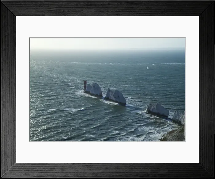 Framed Print : View of The Needles, Isle of Wight, England, United Kingdom, Europe Framed Print : View of The Needles, Isle of Wight, England, United Kingdom, Europe