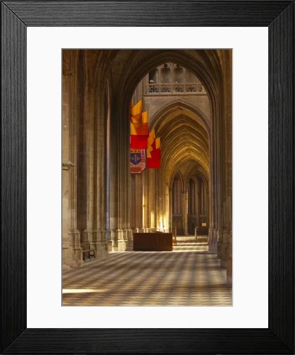 Framed Print : Looking down an aisle in Cathedrale Sainte Croix d Orleans (Cathedral of Orleans) Framed Print : Looking down an aisle in Cathedrale Sainte Croix d Orleans (Cathedral of Orleans)