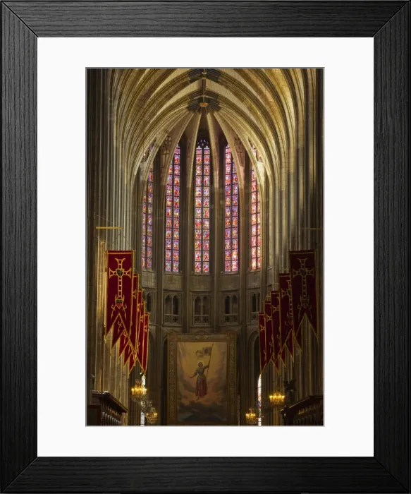 Framed Print : Looking down the nave of Cathedrale Sainte Croix d Orleans (Cathedral of Orleans) Framed Print : Looking down the nave of Cathedrale Sainte Croix d Orleans (Cathedral of Orleans)