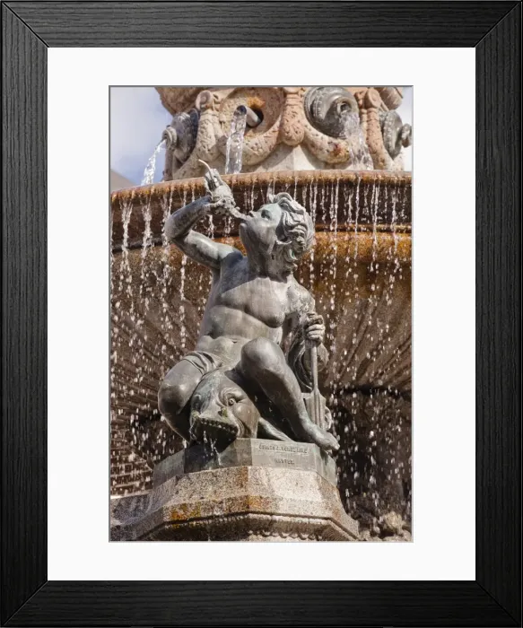 Framed Print : The fountain in Place Royale in the centre of Nantes, Loire-Atlantique, France, Europe Framed Print : The fountain in Place Royale in the centre of Nantes, Loire-Atlantique, France, Europe