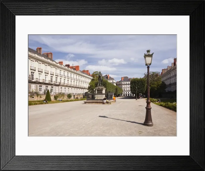 Framed Print : Cours Cambronne in the city of Nantes, Loire-Atlantique, France, Europe