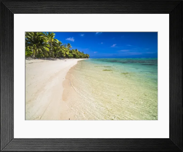 Framed Print : Beach at Titikaveka, Rarotonga, Cook Islands, South Pacific Ocean, Pacific Framed Print : Beach at Titikaveka, Rarotonga, Cook Islands, South Pacific Ocean, Pacific