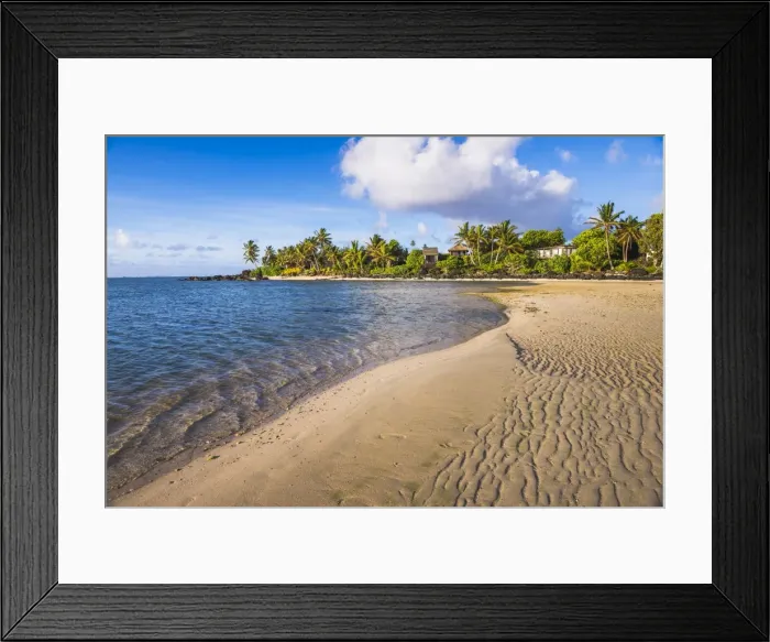 Framed Print : Muri Beach at sunrise, Rarotonga, Cook Islands, South Pacific, Pacific