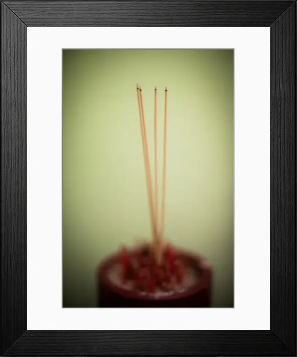 Framed Print : Incense, United Kingdom, Europe Framed Print : Incense, United Kingdom, Europe