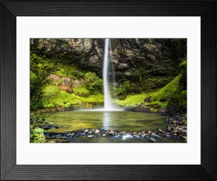 Framed Print : Bridal Veil Falls (Waireinga) near Raglan, Waikato, North Island, New Zealand, Pacific Framed Print : Bridal Veil Falls (Waireinga) near Raglan, Waikato, North Island, New Zealand, Pacific