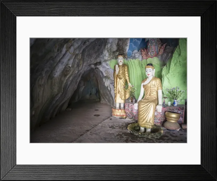 Framed Print : Cave temple near Mawlamyine, Mon State, Myanmar (Burma), Asia Framed Print : Cave temple near Mawlamyine, Mon State, Myanmar (Burma), Asia