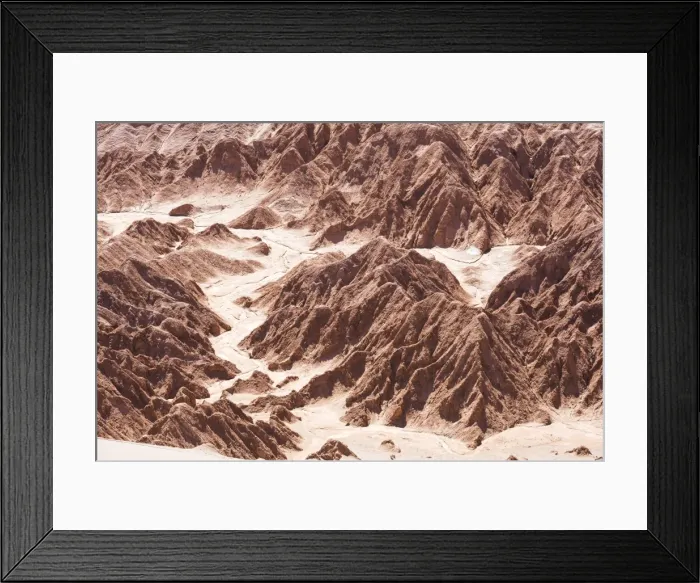 Framed Print : Rock formations in Death Valley (Valle de la Muerte), San Pedro de Atacama, Atacama Desert Framed Print : Rock formations in Death Valley (Valle de la Muerte), San Pedro de Atacama, Atacama Desert