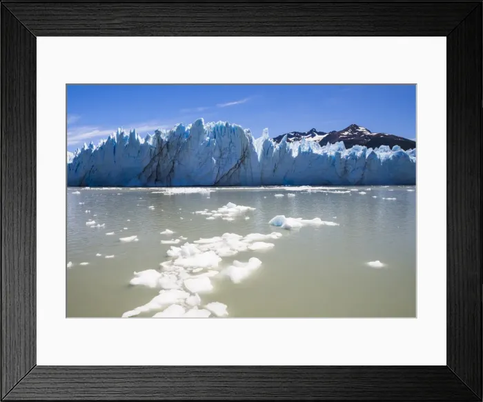 Framed Print : Fallen ice and Perito Moreno Glaciar, Los Glaciares National Park, UNESCO World Heritage Site Framed Print : Fallen ice and Perito Moreno Glaciar, Los Glaciares National Park, UNESCO World Heritage Site