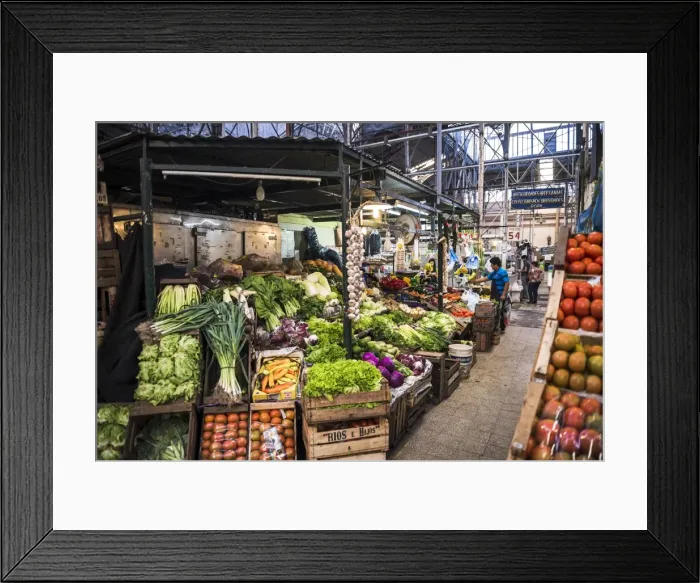 Framed Print : San Telmo Market (Mercado San Telmo), Buenos Aires, Argentina, South America Framed Print : San Telmo Market (Mercado San Telmo), Buenos Aires, Argentina, South America