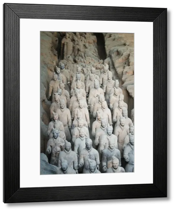 Framed Print : Museum of the Terracotta Warriors, Mausoleum of the first Qin Emperor, Xian, Shaanxi Province Framed Print : Museum of the Terracotta Warriors, Mausoleum of the first Qin Emperor, Xian, Shaanxi Province