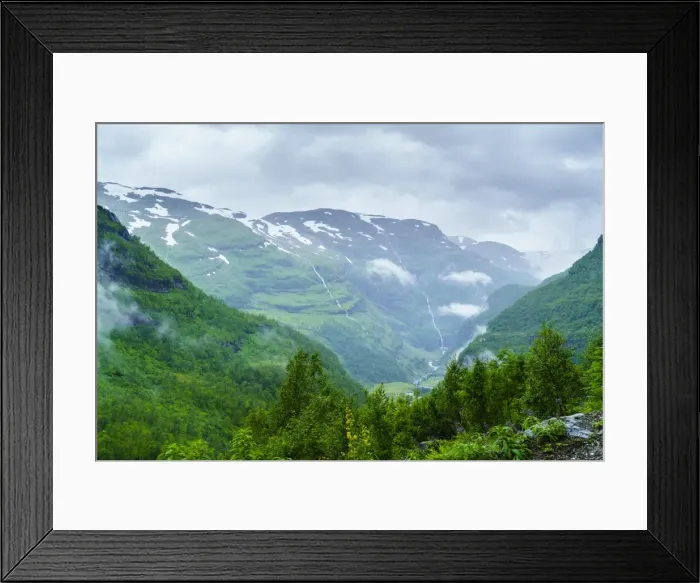 Framed Print : A view of waterfalls and forest from the Flam Railway, Flamsbana, Flam, Norway, Scandinavia Framed Print : A view of waterfalls and forest from the Flam Railway, Flamsbana, Flam, Norway, Scandinavia
