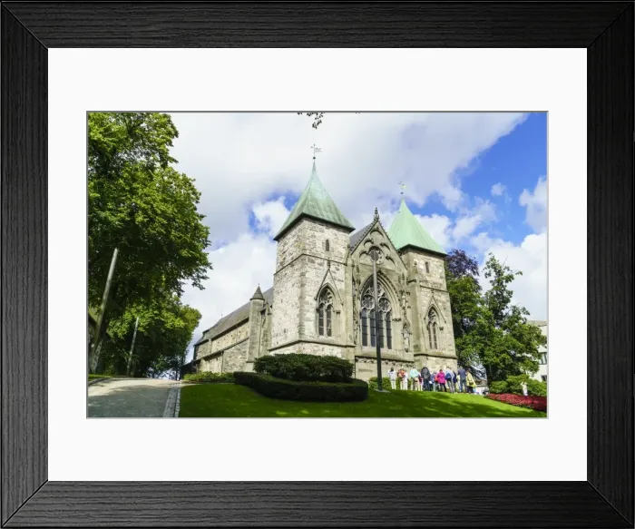 Framed Print : Stavanger Cathedral, Norways oldest cathedral dating from 1125, Stavanger, Norway Framed Print : Stavanger Cathedral, Norways oldest cathedral dating from 1125, Stavanger, Norway