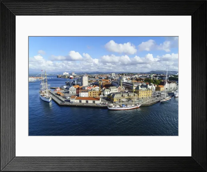 Framed Print : Stavanger harbour, Stavanger, Norways third largest city and centre of the countrys oil industry Framed Print : Stavanger harbour, Stavanger, Norways third largest city and centre of the countrys oil industry