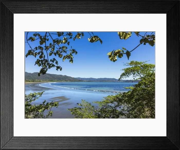 Framed Print : View from Tambor across Ballena Bay towards Pochote on the southern tip of the Nicoya Peninsula Framed Print : View from Tambor across Ballena Bay towards Pochote on the southern tip of the Nicoya Peninsula