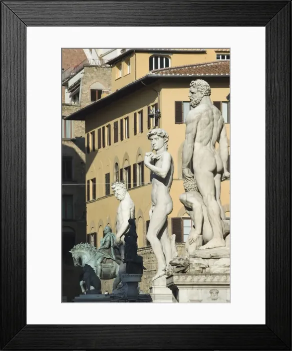 Framed Print : Marble statues Framed Print : Marble statues