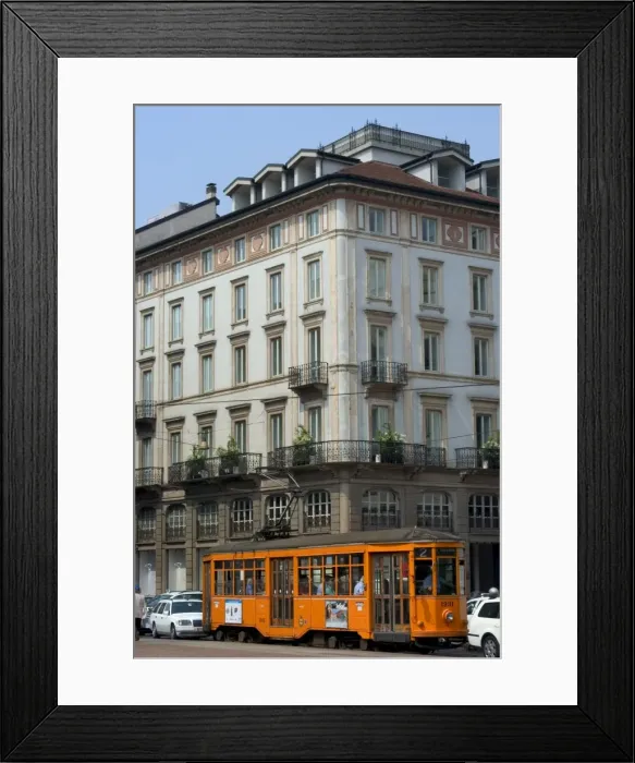 Framed Print : Street tram Framed Print : Street tram