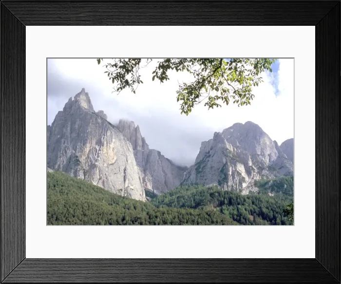 Framed Print : Peaks of Sciliar Framed Print : Peaks of Sciliar