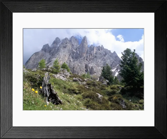 Framed Print : Sassolungo range Framed Print : Sassolungo range