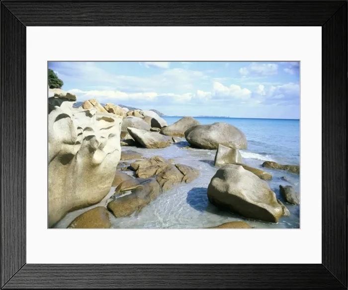 Framed Print : Capo Boi, southeast coast Framed Print : Capo Boi, southeast coast