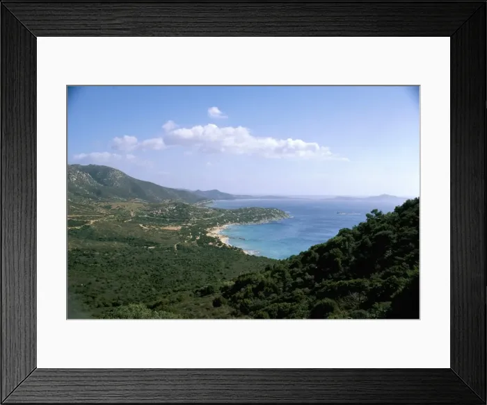Framed Print : View of Villasimius Framed Print : View of Villasimius