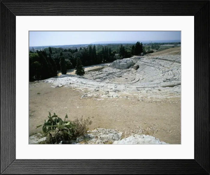 Framed Print : The Greek theatre Framed Print : The Greek theatre