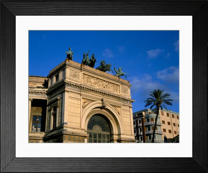 Framed Print : Politeama, Palermo