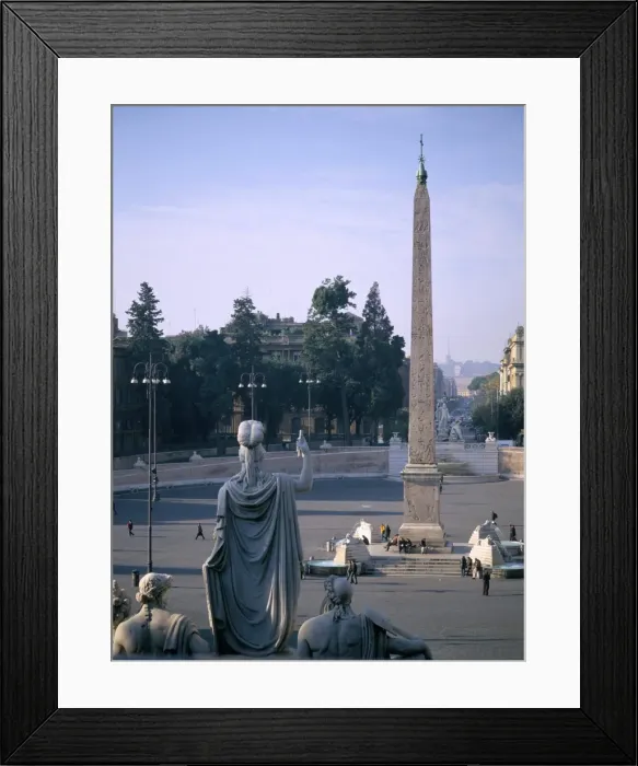 Framed Print : Piazza del Popolo Framed Print : Piazza del Popolo