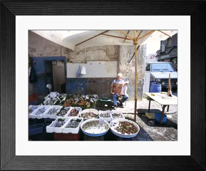 Framed Print : Fish stall Framed Print : Fish stall