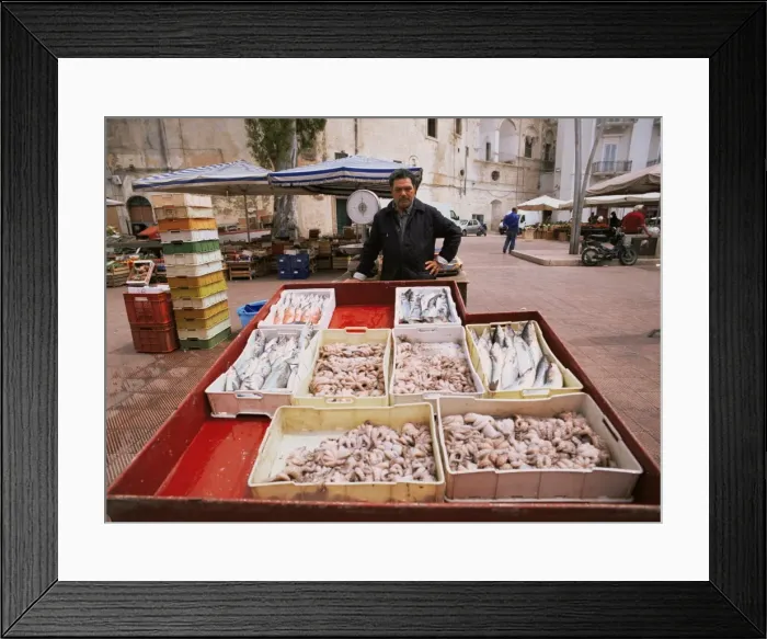 Framed Print : Fish market Framed Print : Fish market